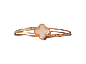 Rose Gold AD Cuff Bracelet