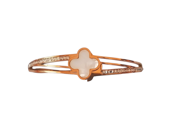 Rose Gold AD Cuff Bracelet