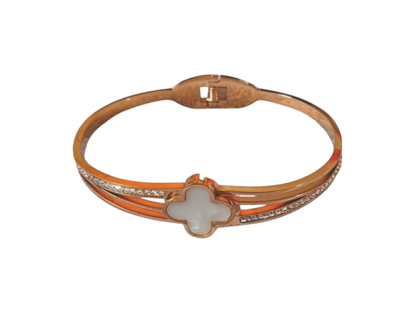 Rose Gold AD Cuff Bracelet - Image 2