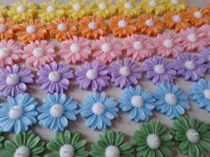Daisy Flower Candle (8 pcs)