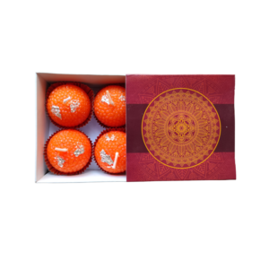 Motichoor Ladoo Candles Set of 4